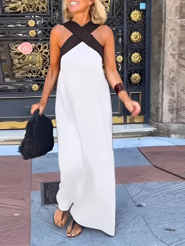 Denise | DRESS WITH CROSSED CUT