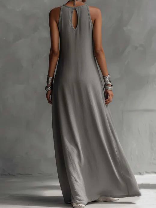 Rosa |Flow Ease Maxi Dress Minimal Comfort Edition