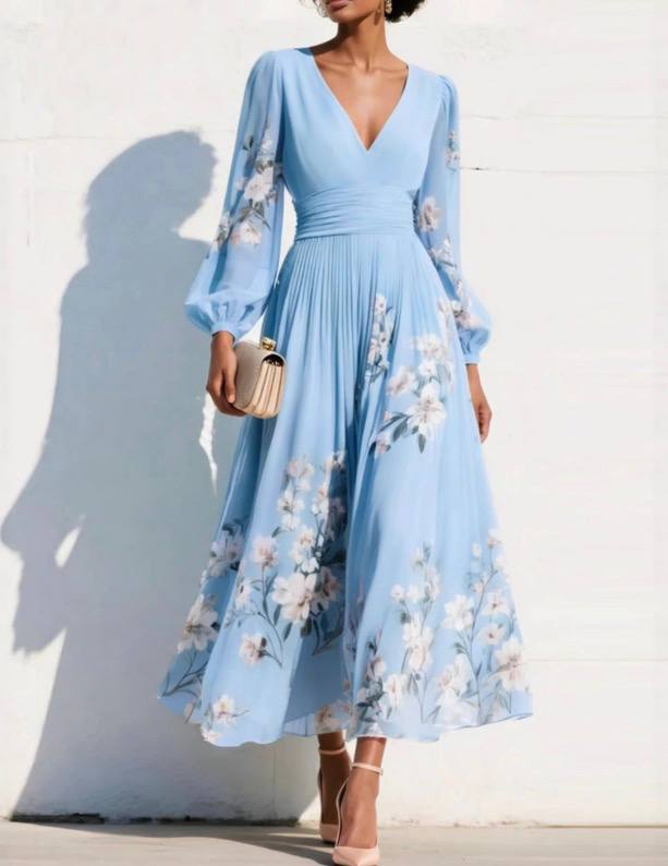OLIVIA | FLORAL CHIFFON DRESS