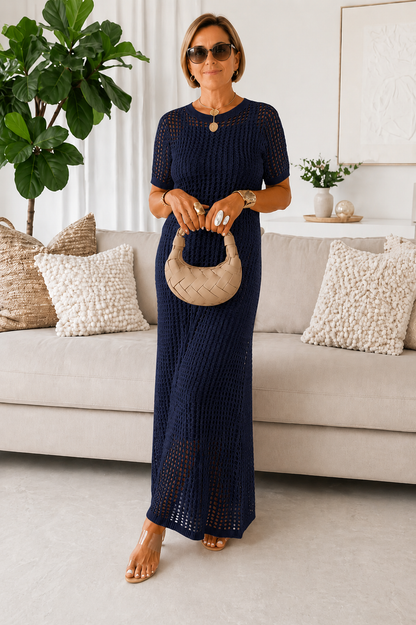 Rosalie | Crochet Maxi Dress