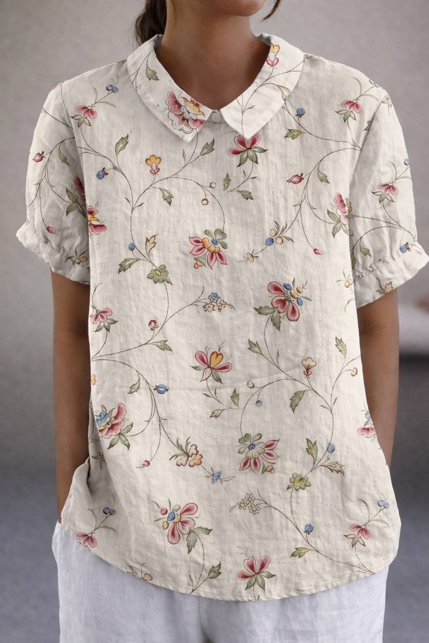 Jasmine | Soft Bloom Cotton Blouse Collection
