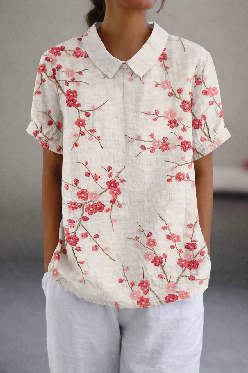 Jasmine | Soft Bloom Cotton Blouse Collection