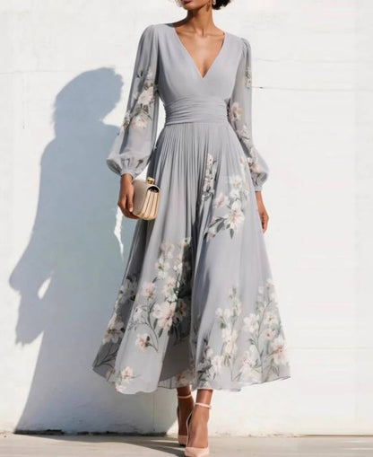 OLIVIA  | FLORAL CHIFFON DRESS