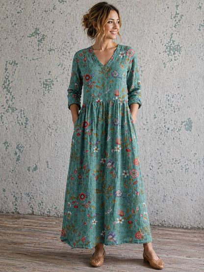 Bexley | Soft Meadow Floral Maxi Dress