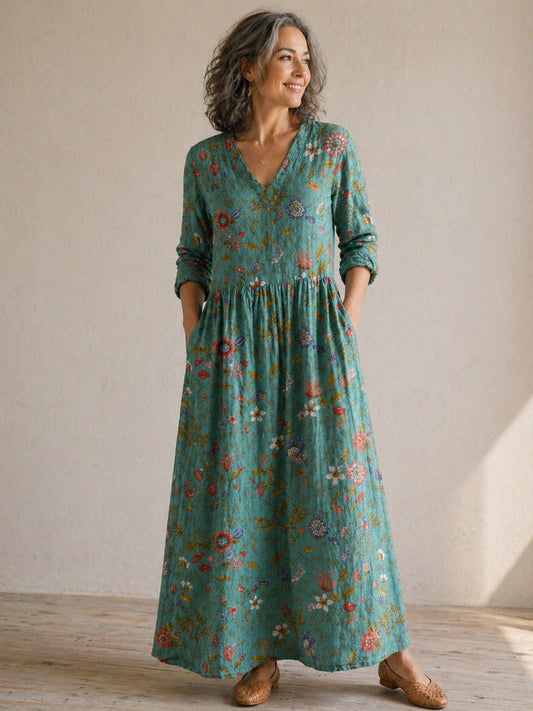 Bexley | Soft Meadow Floral Maxi Dress