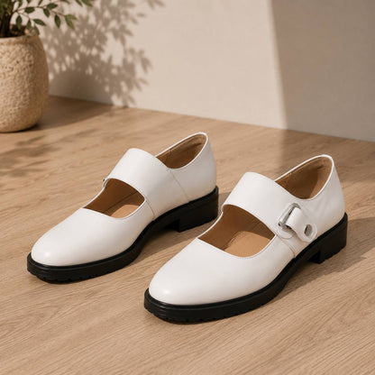 Elowen | Modern Strap Comfort Flats