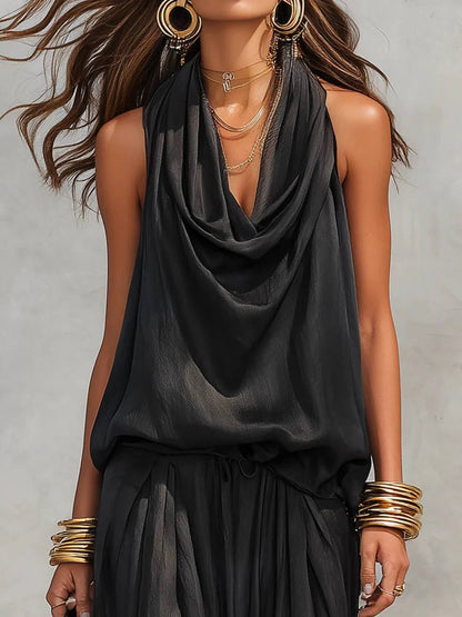 Seraphina | Luxe Draped Two-Piece Set