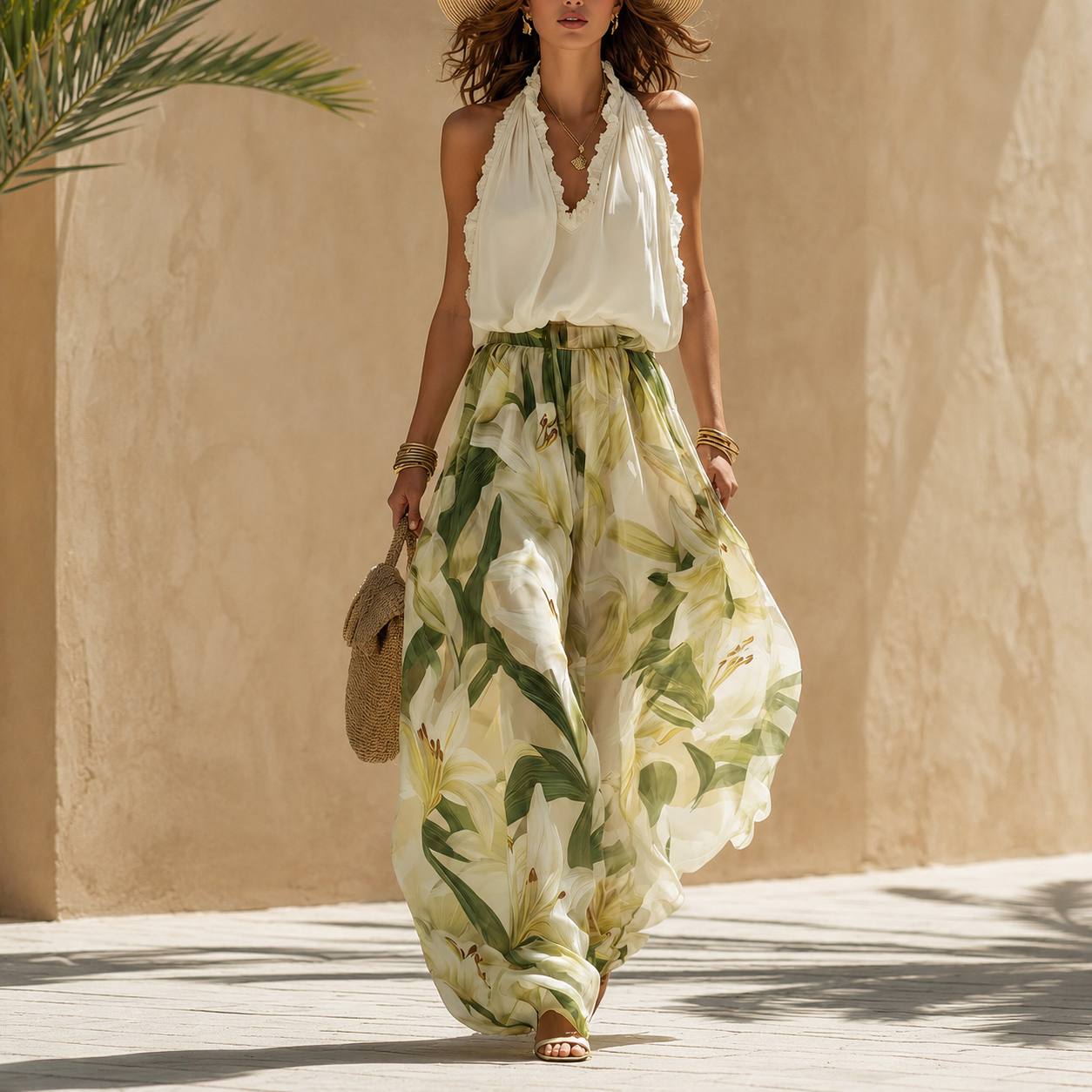 Seraphina | Floral Resort Two-Piece Set