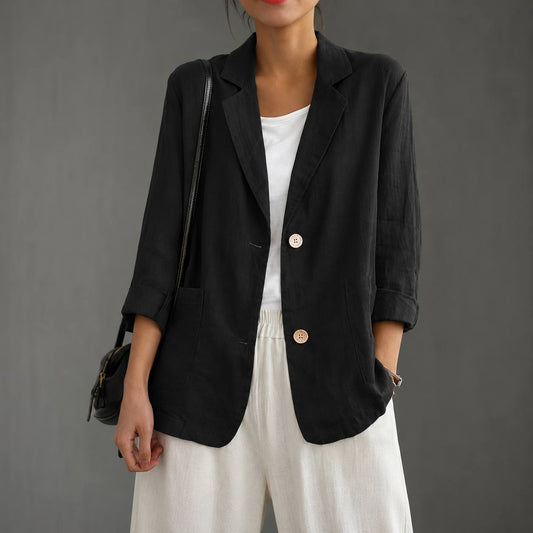 Sienna | Cotton Relaxed Blazer