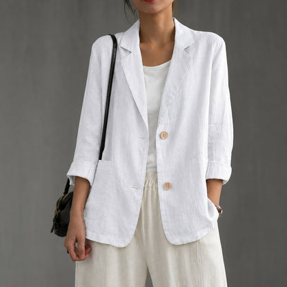 Sienna | Cotton Relaxed Blazer