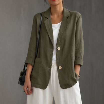 Sienna | Cotton Relaxed Blazer