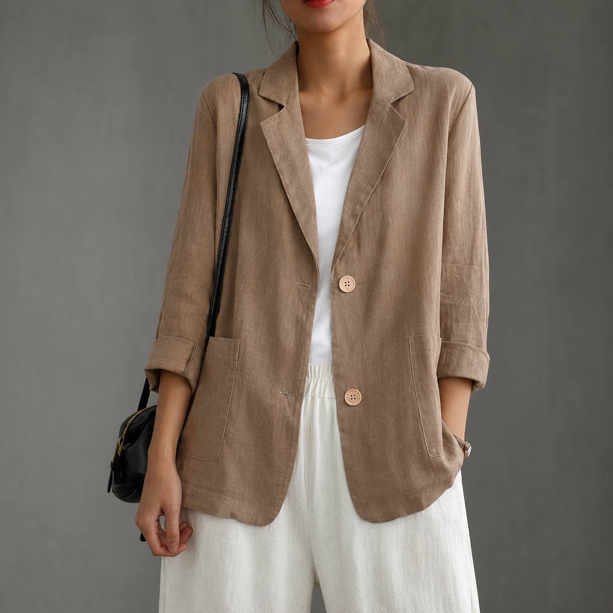 Sienna | Cotton Relaxed Blazer