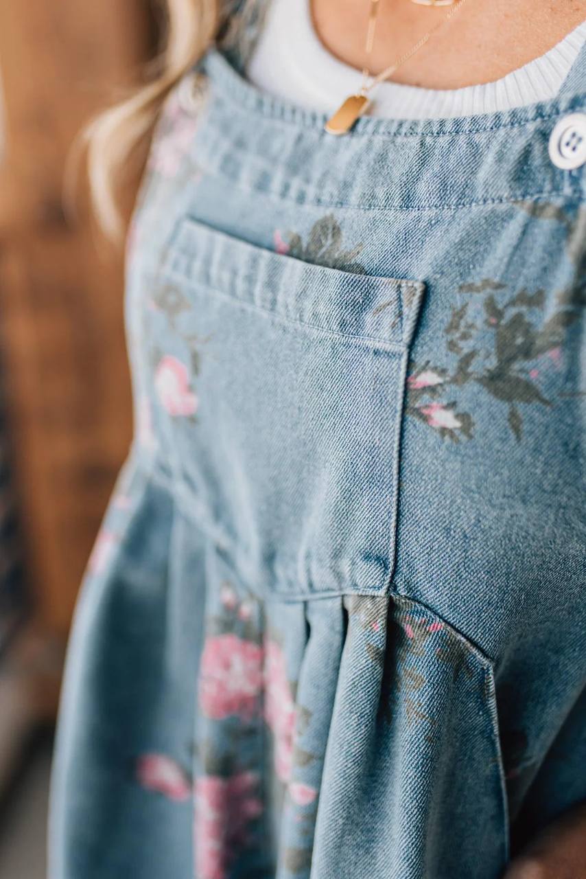 Willow | Floral Cotton Overall