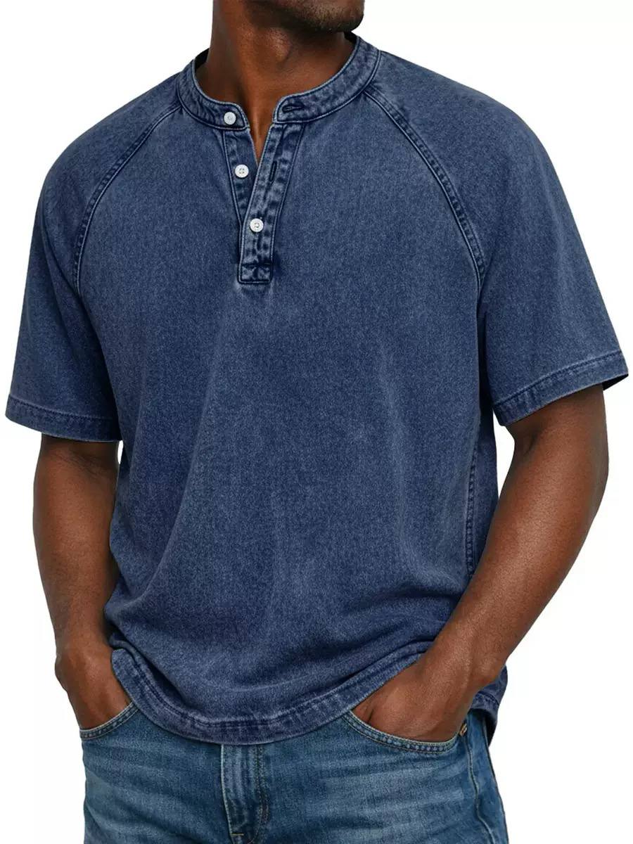 Rylan | Vintage Wash Henley Tee