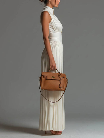 Aurelia | Pleated Elegance Jumpsuit