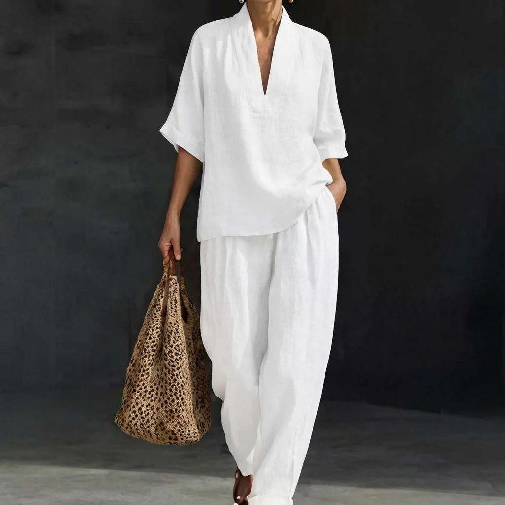 Aurora | Relaxed Linen Two-Piece Set