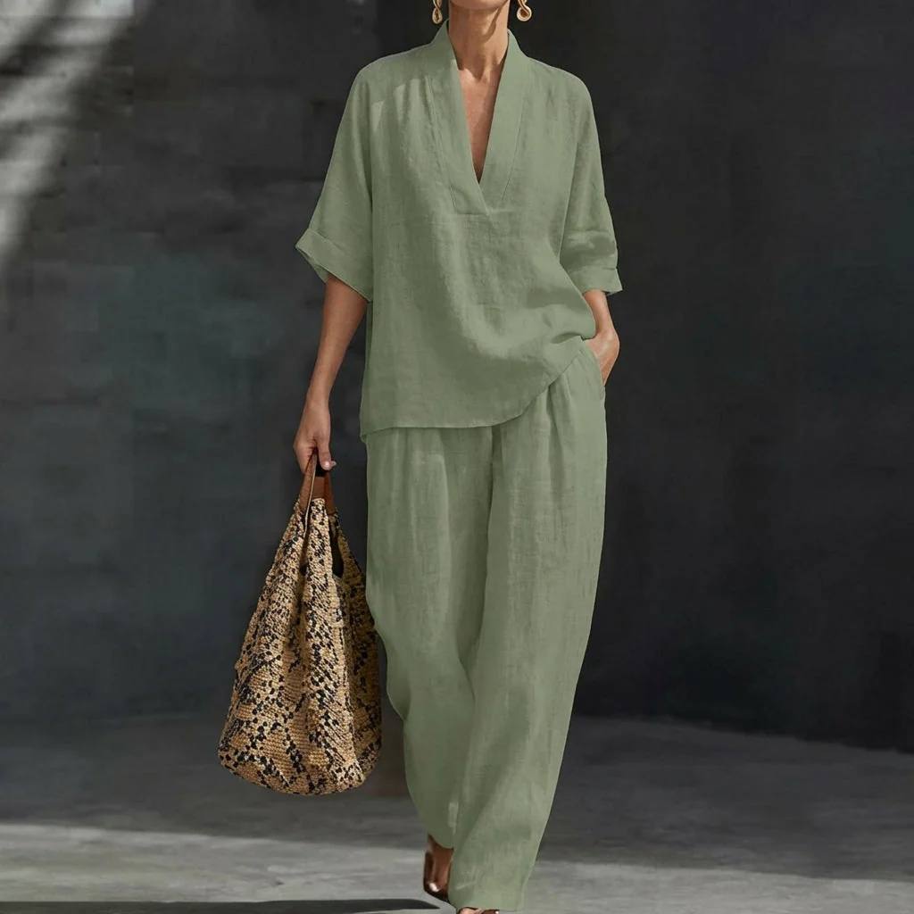 Aurora | Relaxed Linen Two-Piece Set
