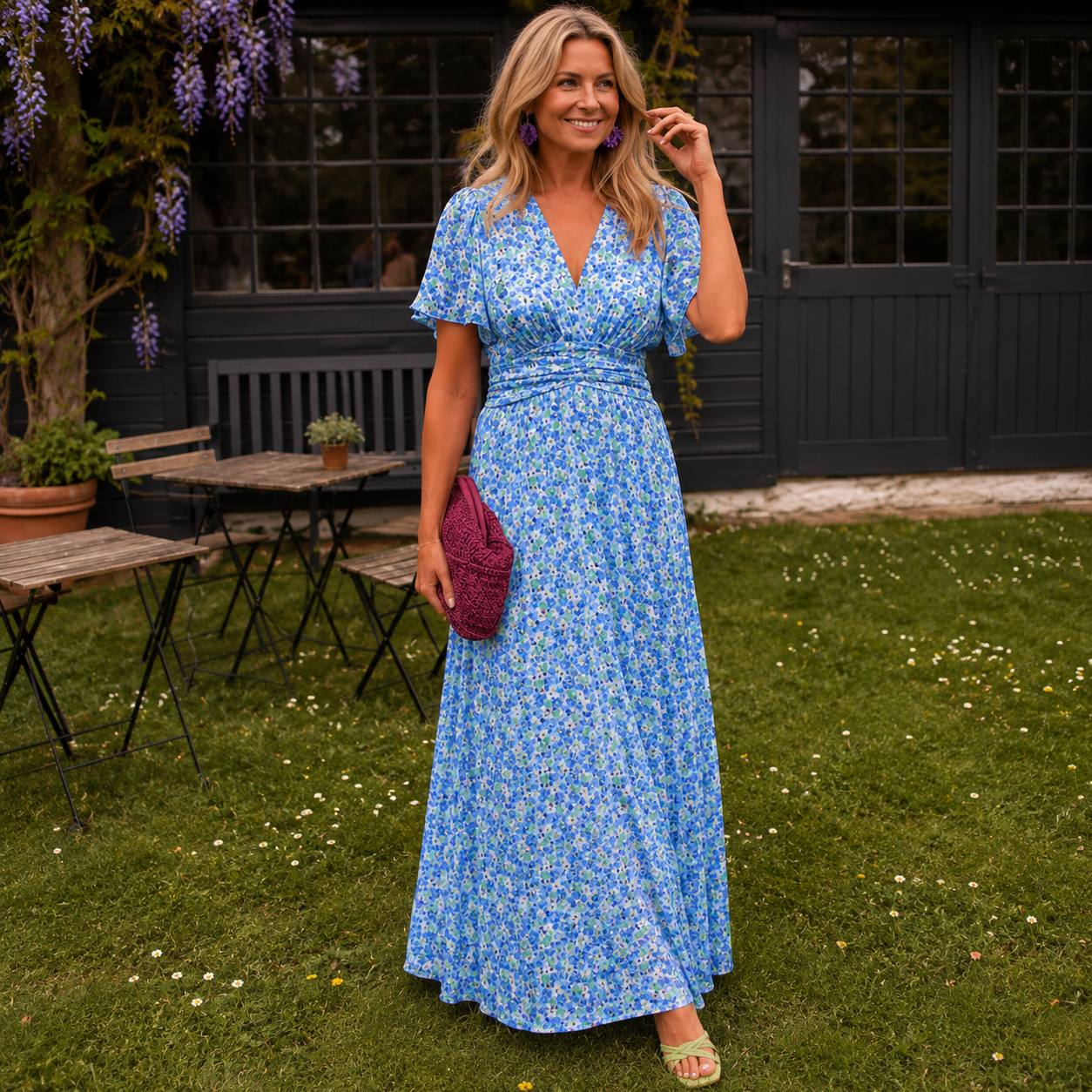 Vivienne | Meadow Bloom Maxi Dress