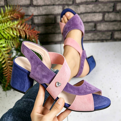 Aurora | Sunset Cross-Strap Heels