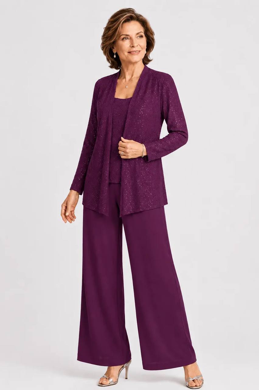 Celeste | Shimmer Three-Piece Evening Set