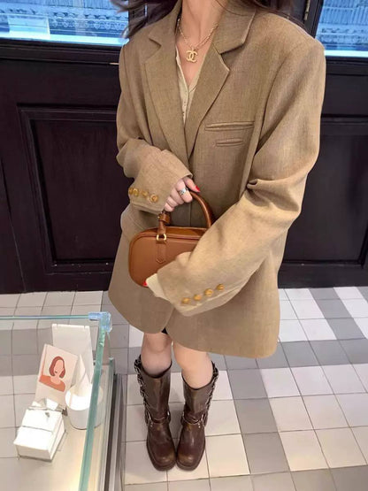 Women's Oversized Boyfriend Blazer