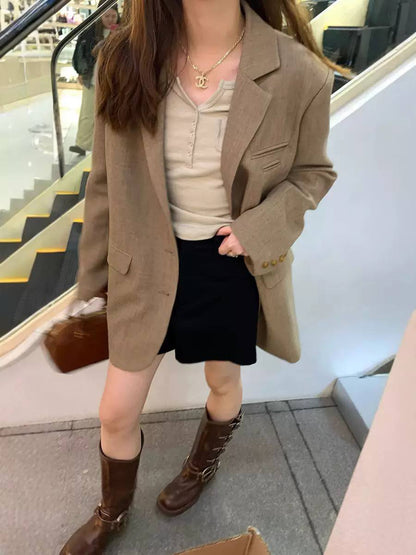 Women's Oversized Boyfriend Blazer