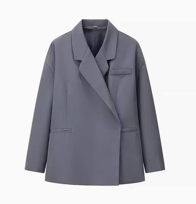 Women's Oversized Double Breasted Blazer