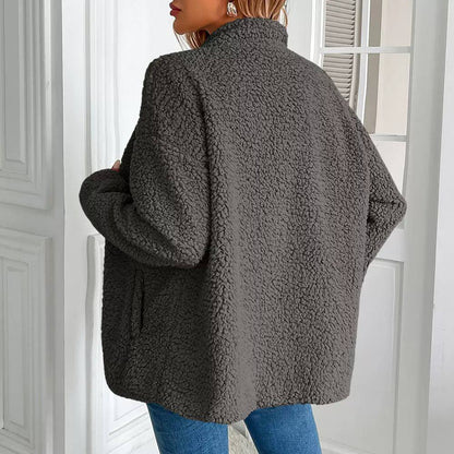 Women's Sherpa Fleece Zip Up Jacket