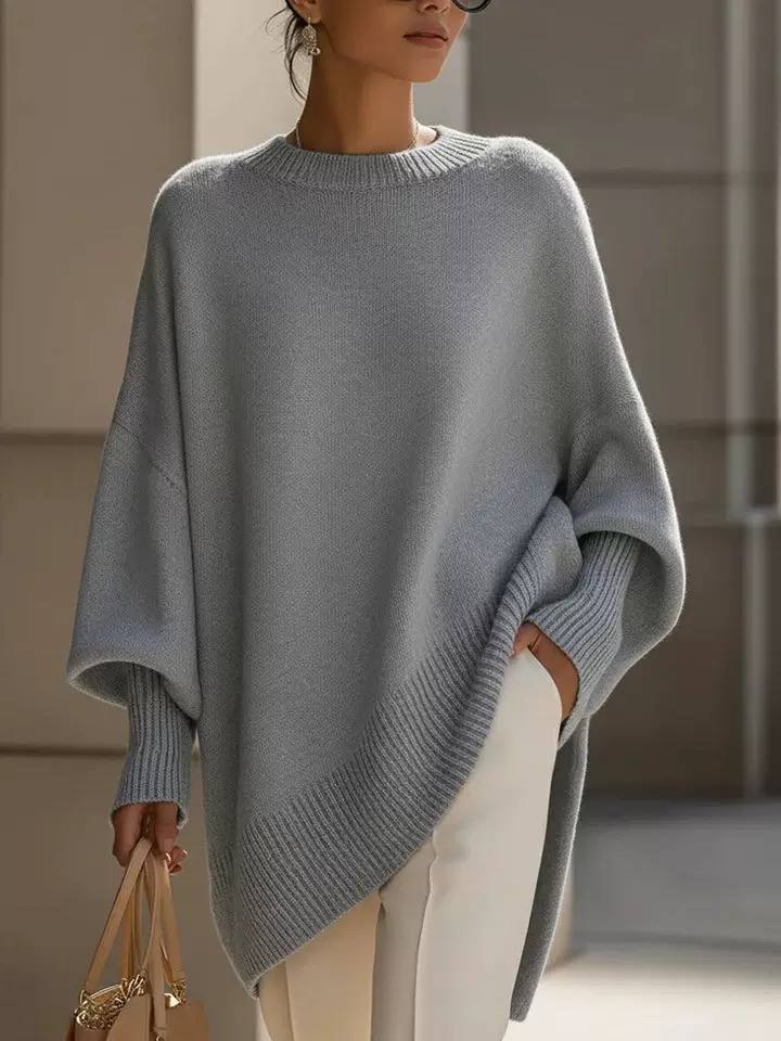 Women's Oversized Batwing Knit Sweater