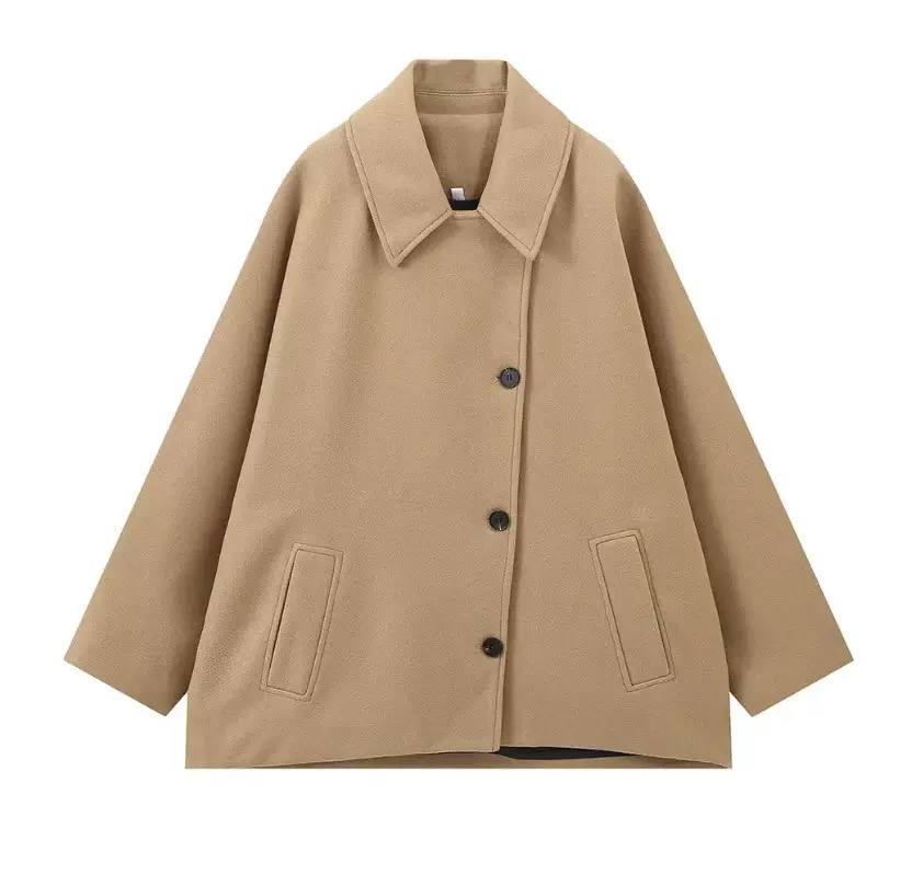 Women's Oversized Wool Blend Jacket