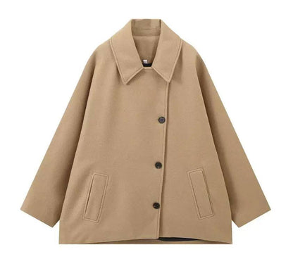 Women's Oversized Wool Blend Jacket