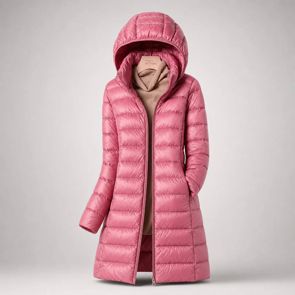 Women's Hooded Long Puffer Coat