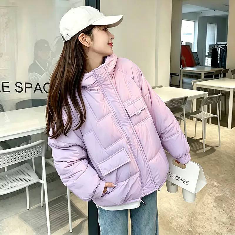 Hooded Puffer Jacket Quilted Design, Full-Zip Front, Multiple Utility Pockets & Relaxed Fit