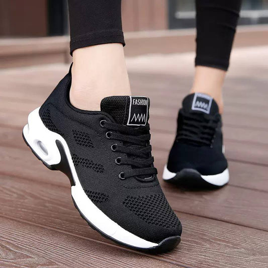 Women’s Breathable Mesh Athletic Sneakers | Cushioned Walking Shoes