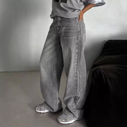 Women’s High-Waisted Relaxed Wide-Leg Denim Jeans