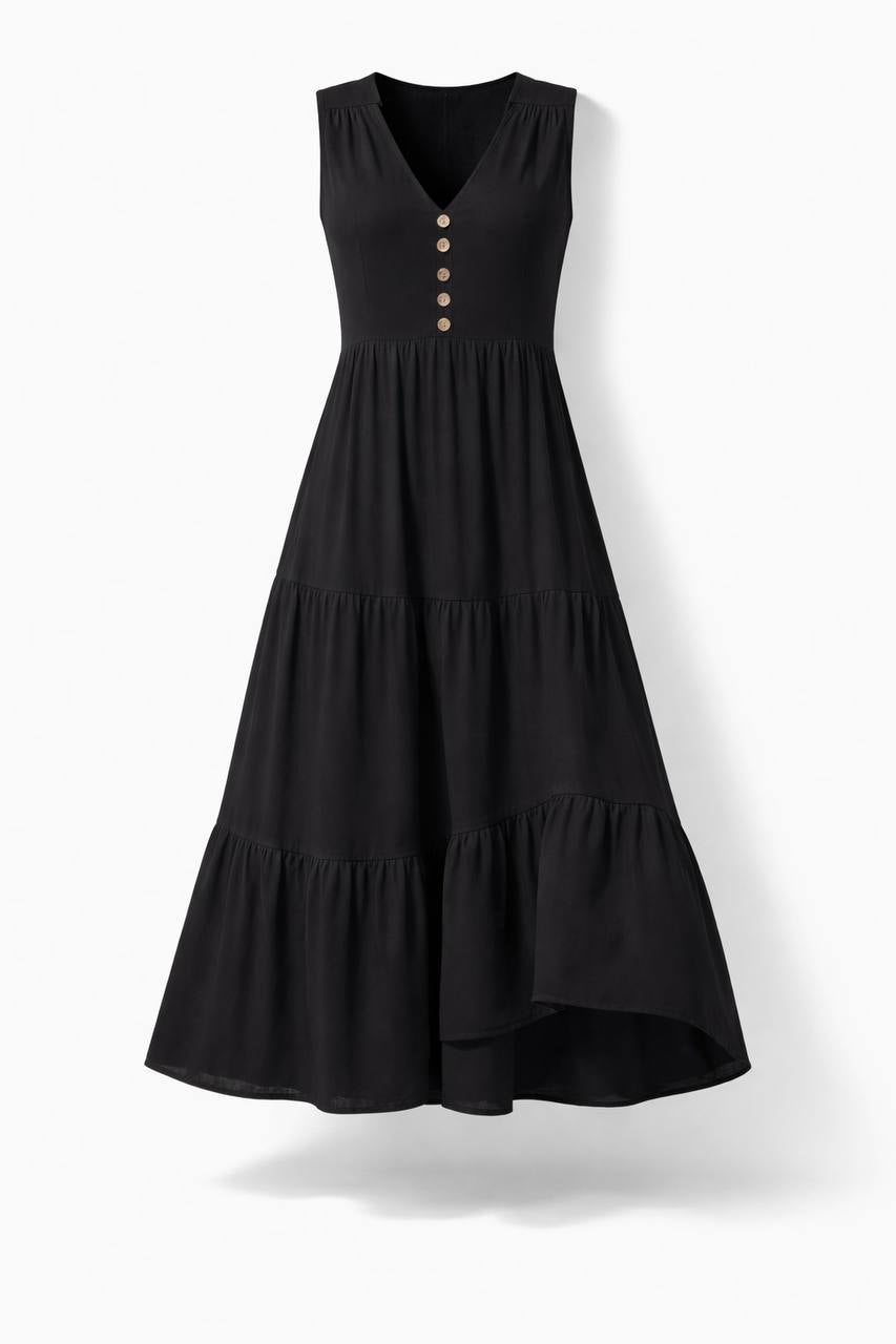 Evelyn | Sleeveless Midi Dress
