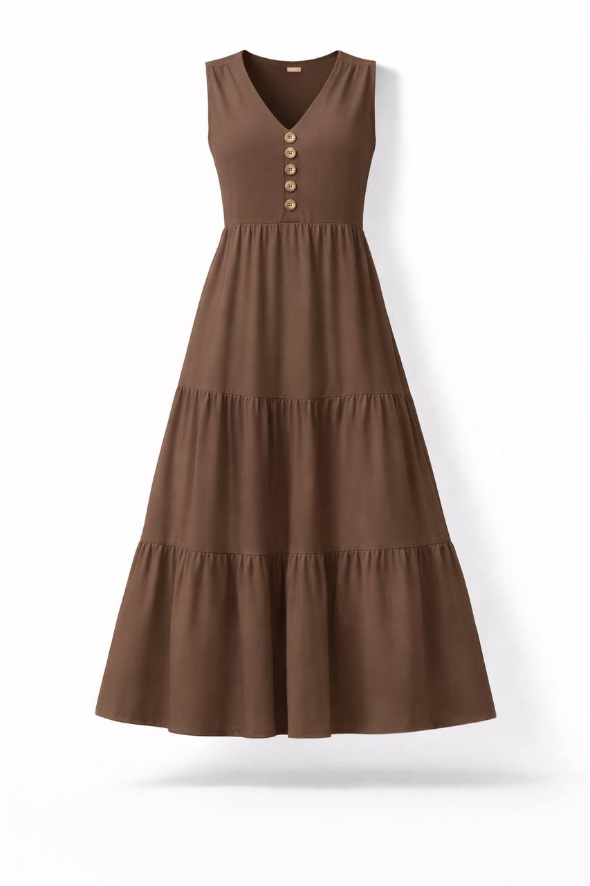 Evelyn | Sleeveless Midi Dress