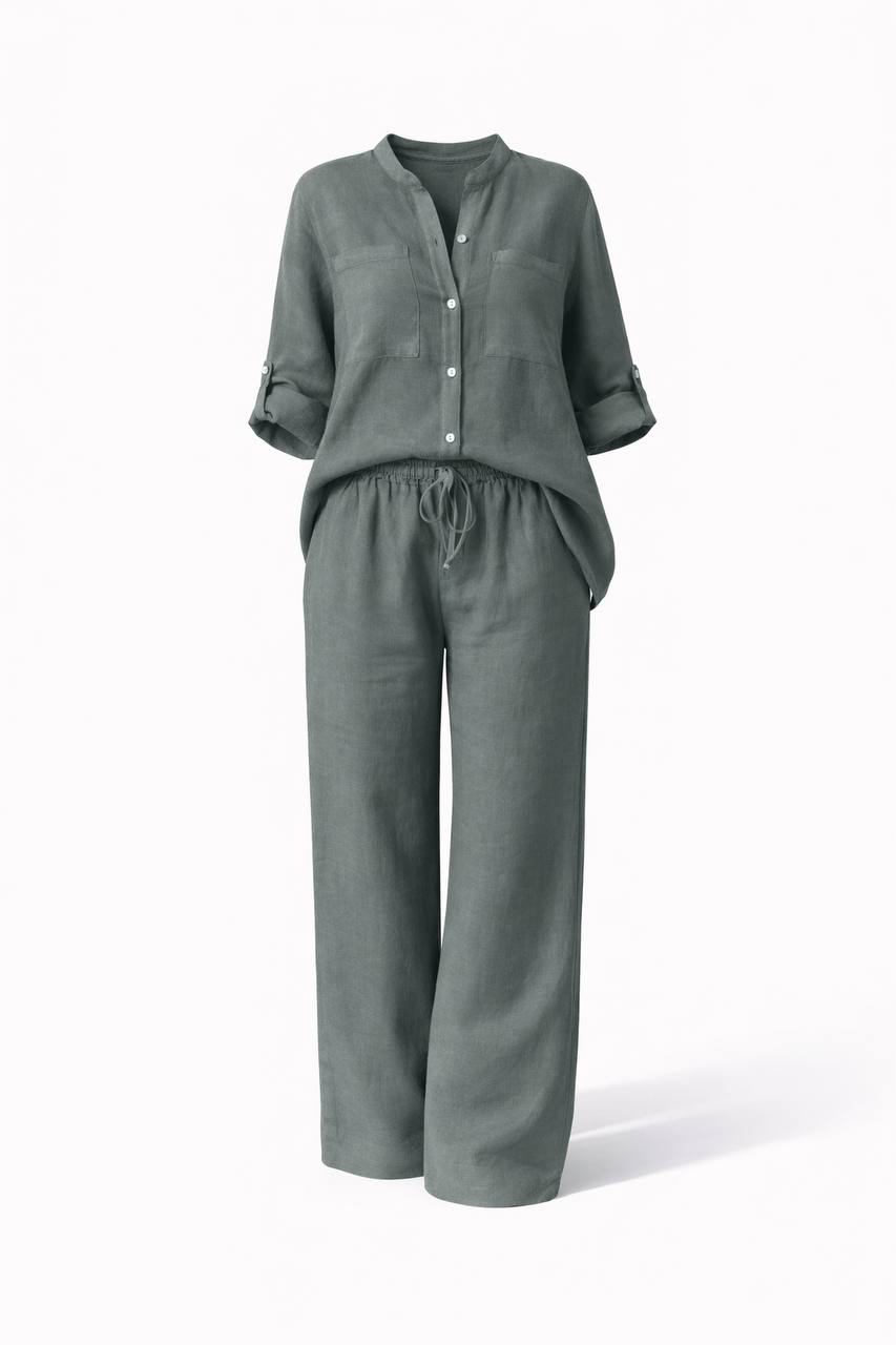 Alana | Casual Linen Two-Piece Set