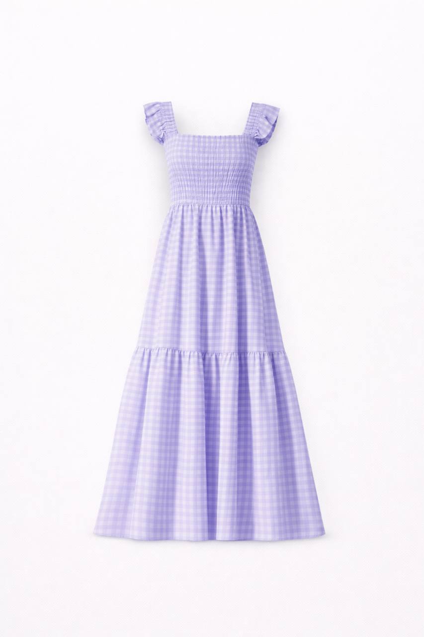 Anaya | Plaid Maxi Dress
