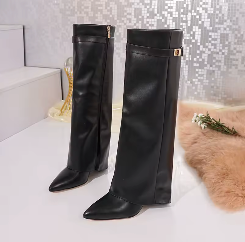 Women's Suede Knee High Boots